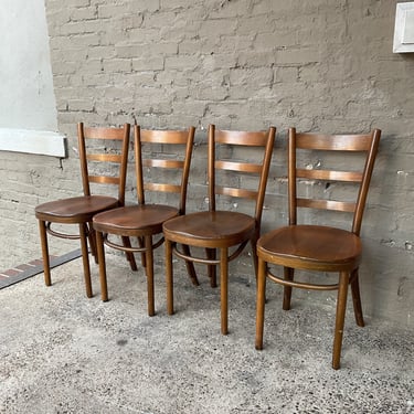 Set of 4 Thonet Bistro Chairs