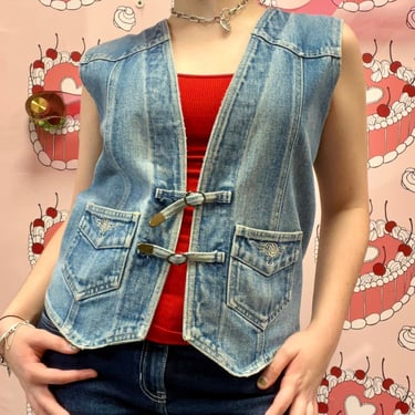 Western Wear Denim Vest