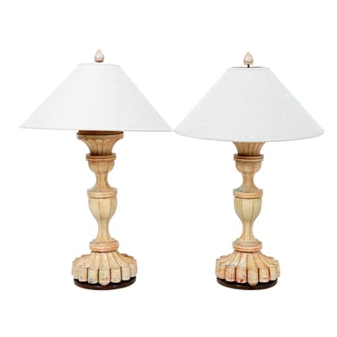 Pair of Vintage Tole Lamps