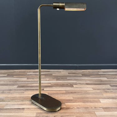 Mid-Century Modern Articulating Brass Floor Lamp by Casella, c.1970’s 
