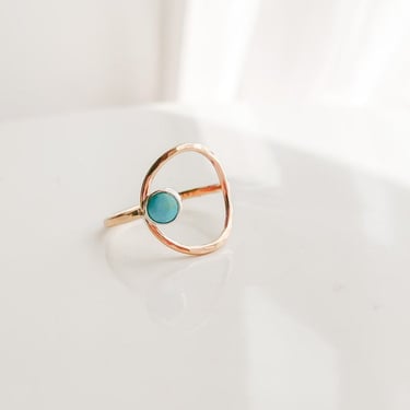 Sun &amp; Selene Luna Turquoise Ring
