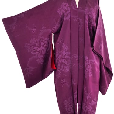 Berry Jacquard Kimono