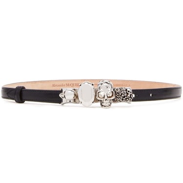 Alexander Mcqueen Women Leather Belt