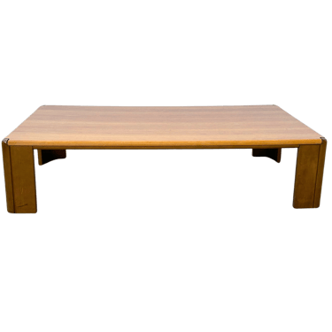 Rounded Edge Teak Coffee Table