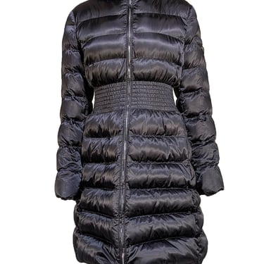 Prada - Black Puffer Long-Line Coat Sz 10