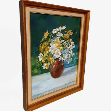 Botanical Still Life Oil Painting By Artist