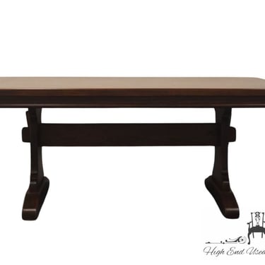 KLING COLONIAL Solid Pine Rustic Americana 70" Trestle Dining Table 