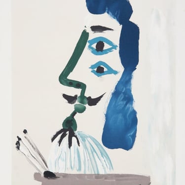 Le Peintre et sa Palette, Pablo Picasso (After), Marina Picasso Estate Lithograph Collection 