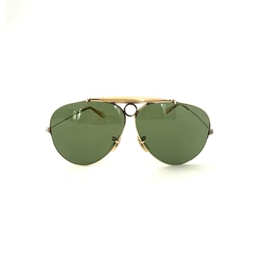 Vintage MCM Ray Ban Shooter Aviator Metal Frame Sunglasses Eyeglasses