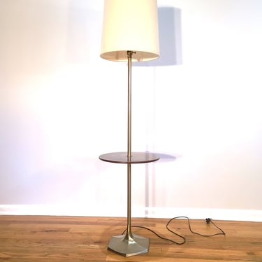 Mid Century Table Top Floor Lamp 