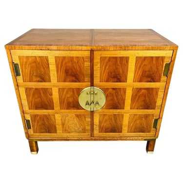 Baker Milling Road Banded Walnut Chinese Chippendale Chest 