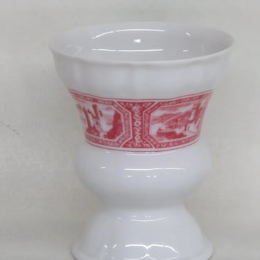 Heinrich Germany Porcelain Rudensheim am Rhein Footed Vase Posy Pot Cup 3631B