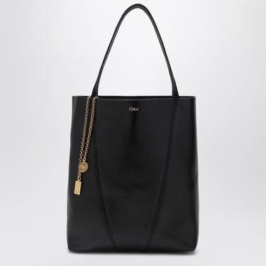 Chloé Chloé Spin Black Medium Tote Bag Women