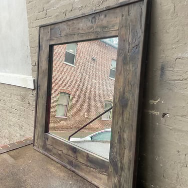 Large Rustic Mirror