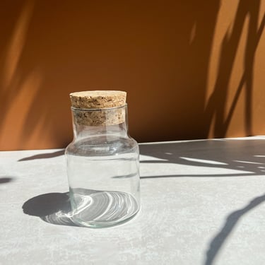 Glass Jar With Cork Top