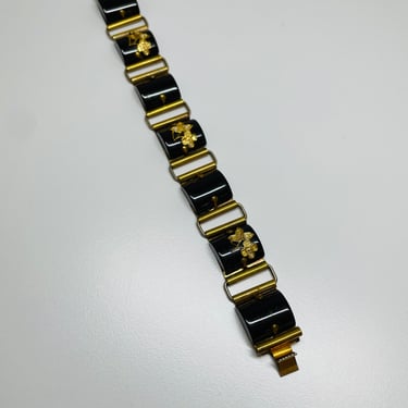 1940’s Black and Gold Bracelet