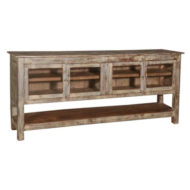 Wooden Cabinet with Glass