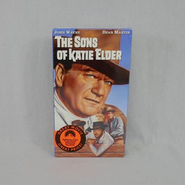 SEALED The Sons of Katie Elder (1965) - VHS tape - John Wayne Western - Dean Martin 