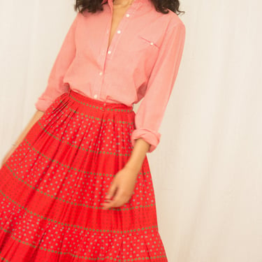 1950s Gene Plattry Cotton Skirt 