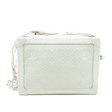 2018 Louis Vuitton White Monogram Soft Trunk Bag