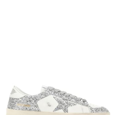 Golden Goose Deluxe Brand Woman Embellished Leather Stardan Sneakers