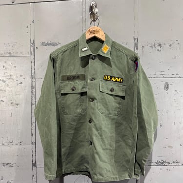 50-60's OG-107 Fatigue Button Up Shirt- Korean War(Army Green)  First Pattern shirt 