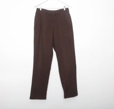 vintage 1960s 70s brown workwear baggy vintage pants -- size 30x30 -- excellent condition! 