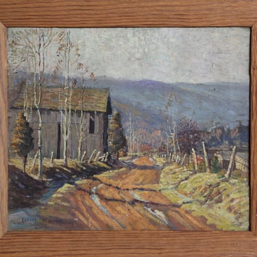 Early Spring by Ernest Beaumont ca 1910 Oil Painting 