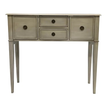Aged Cream Finished Console Table