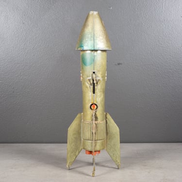 Vintage Astro Rocket Ship Savings Bank c.1957