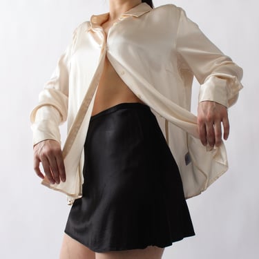 2000s Betsey Johnson Bias Cut Miniskirt - W26