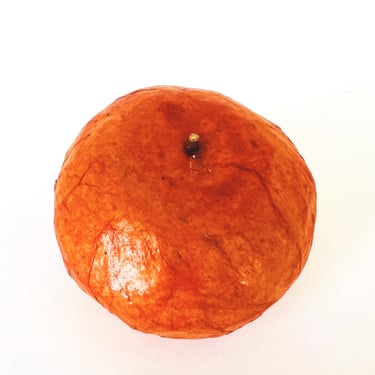 Paper Mache Fruit, Orange