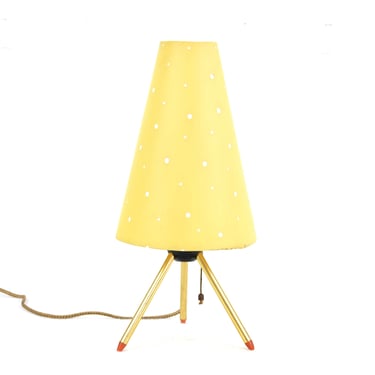 50s tripod table lamp mid century bag lamp rockabilly bakelite light lamp design brocante black table lamp 60s retro modern 