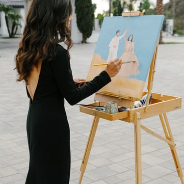 Live Wedding Painting San Diego, Live Event Painting, Live Artist, San Diego Wedding Painter, California Wedding Painter 