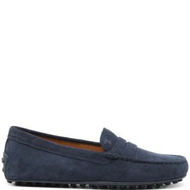 Tod's Women City Gommino Suede Leather Loafers