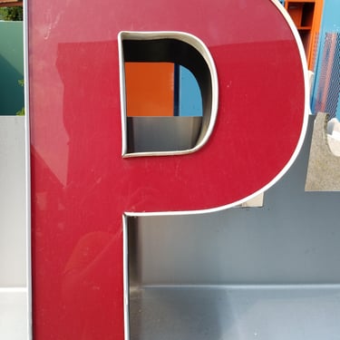 Steel LED Sign Letter 23 inches - P