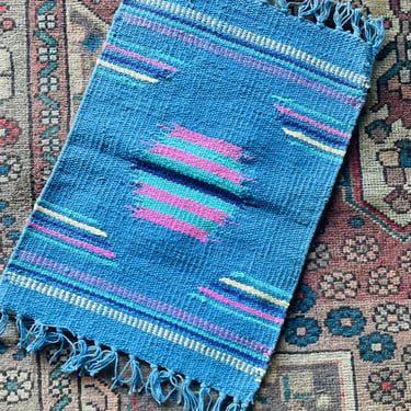 Blue Southwestern Single Textile