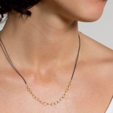 Sarah McGuire | Handmade 18k Links OX Double Chain