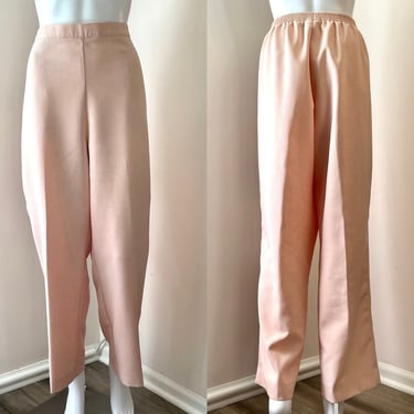 Soft Pink High Waist Pants XL 1980's for Summer 