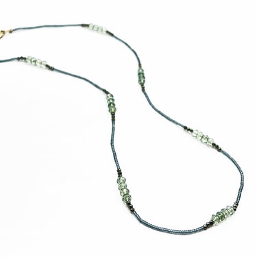 Debbie Fisher | Mystic Quartz &amp; Pyrite with Seed Bead Necklace