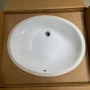 NEW Open-Box Kohler 'Caxton®' Oval Under-Mounted Bathroom Sink K-2211