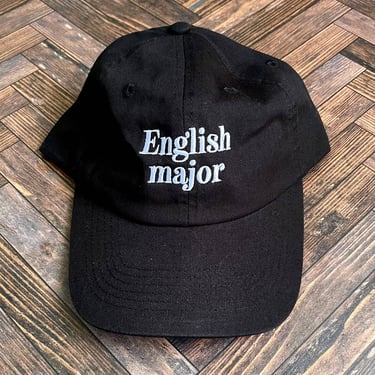 English Major Baseball Cap Unisex Dad Hat gifts bookstore 