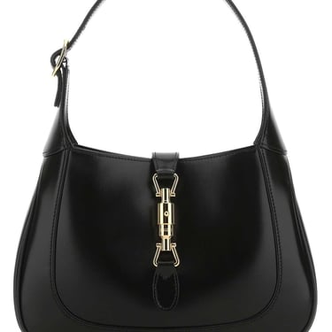 Gucci Women Black Leather Small Jackie 1961 Handbag