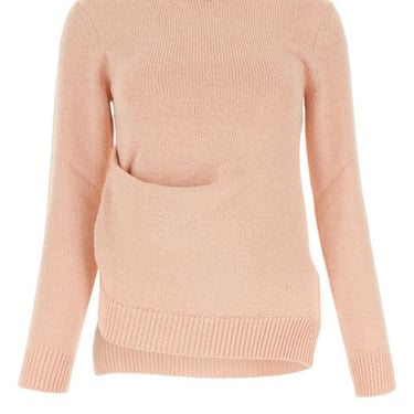 Jil Sander Woman Light Pink Cotton Blend Sweater