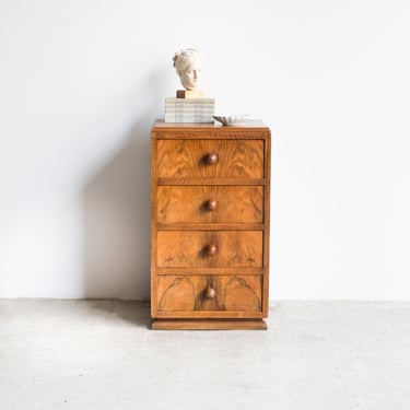 Bedside Table with Book-matched Veneers