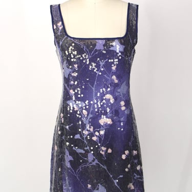 Celine Cherry Blossom Sequin Dress