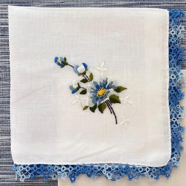 Hanky tatted Petit Point 