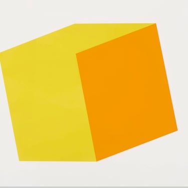 Ellsworth Kelly Yellow Orange from the Series of Ten Lithographs 1970