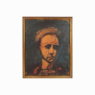 The Workman Apprentice (Self-Portrait) Print after George Rouault 