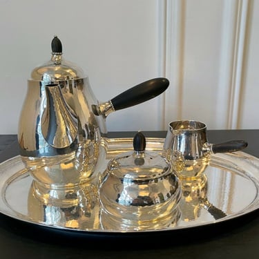 Danish Sterling Silver Coffee or Tea Set Georg Jensen